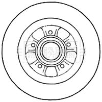 BORG & BECK Тормозной диск BBD5785S